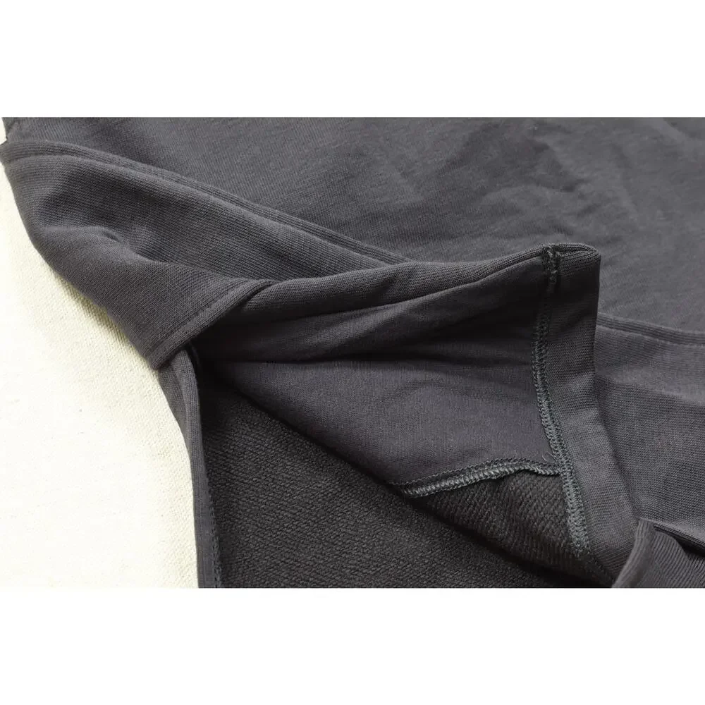 Nike Dri-FIT Women's Medium Black Short Sleeve Wrap Front Yoga Training Crop Top